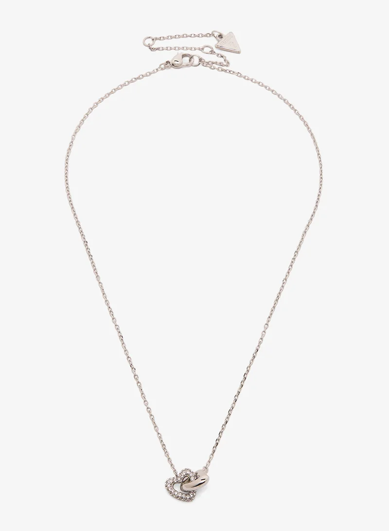 جس قلادة وأقراط على شكل قلب